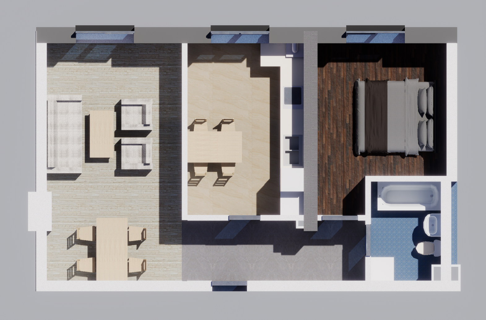 Apartament 2 Camere - 2E